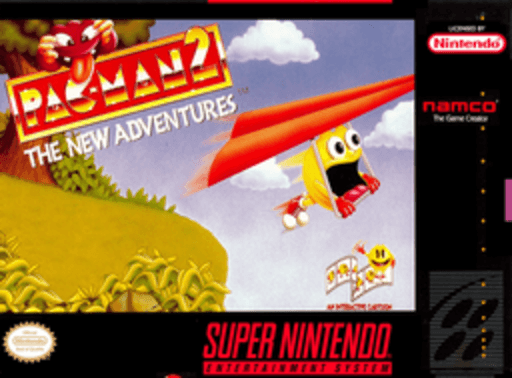 Pac-Man 2 The New Adventures box art for Super Nintendo